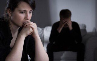 Foreman Family Law in Bryan, Texas - A Picture of an unhappy couple after marriage