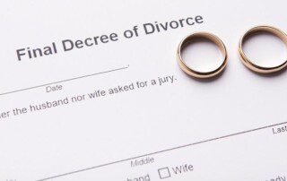 Foreman Family Law in Bryan, Texas - Image of divorce papers