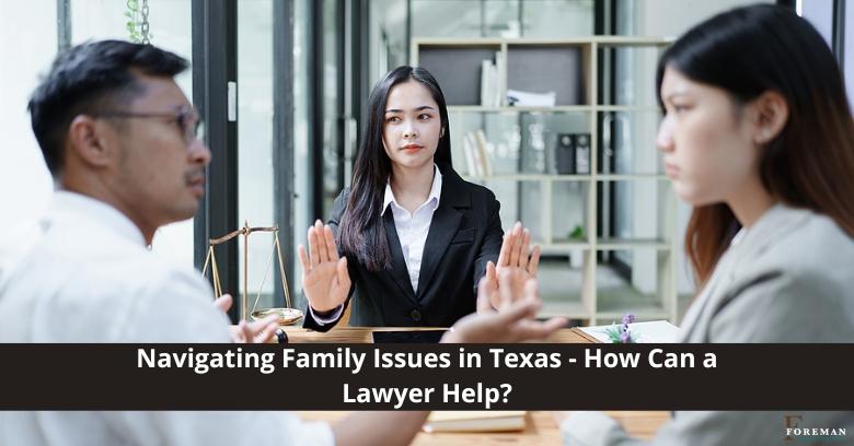 Foreman family law in Bryan, Texas - Image of a divorce lawyer
